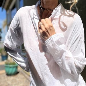 Casual cotton long sleeve shirt